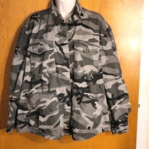 Miley & Molly Camo Jean Jacket